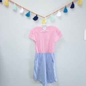 LuLaRoe pink and purple dress